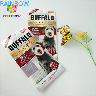 ถุงบรรจุ Ziplock พลาสติกตราสามด้านยืนขึ้นถุงสำหรับอาหาร