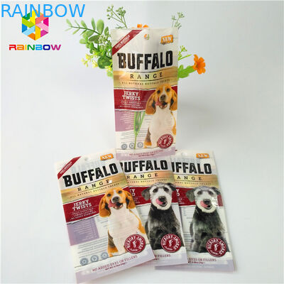 ถุงพลาสติกพิมพ์ดิจิตอลบรรจุภัณฑ์ซองอาหารสัตว์เลี้ยงถุง Ziplock