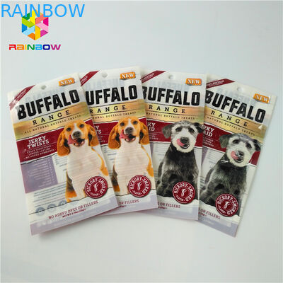 ถุงพลาสติกพิมพ์ดิจิตอลบรรจุภัณฑ์ซองอาหารสัตว์เลี้ยงถุง Ziplock