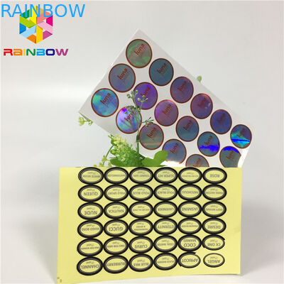 ฟิล์มบรรจุภัณฑ์อาหารกันน้ำแบบกำหนดเองได้เสื้อผ้าความปลอดภัยป้ายไวนิลสติ๊กเกอร์