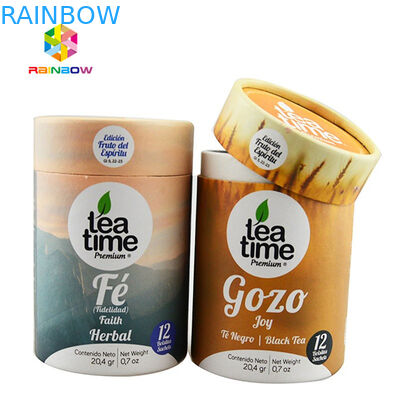 รีไซเคิลขวด CBD พิมพ์กล่องกระดาษบรรจุภัณฑ์กระดาษแข็งหลอดกระดาษลามิเนตวัสดุ