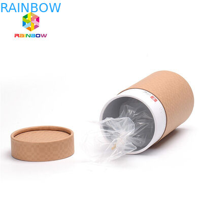 รีไซเคิลขวด CBD พิมพ์กล่องกระดาษบรรจุภัณฑ์กระดาษแข็งหลอดกระดาษลามิเนตวัสดุ