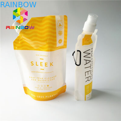 เครื่องดื่มถุงพวยของเหลวพลาสติก, น้ำผลไม้เครื่องดื่มลุกขึ้นยืนกระเป๋าพร้อมฝา