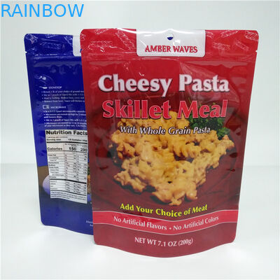 การพิมพ์ดิจิตอลบรรจุภัณฑ์ถุงขนมยืนขึ้นอาหารกระเป๋าเป้าเสื้อกางเกงด้านล่างกระเป๋า SGS องค์การอาหารและยา