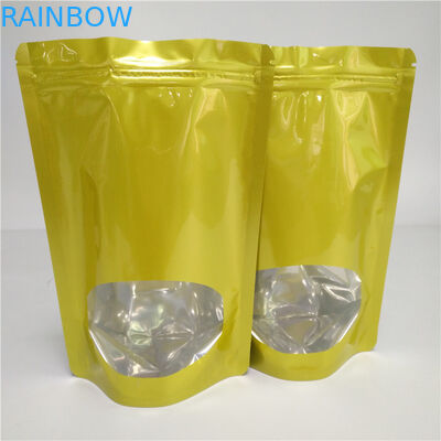 ความร้อนปิดผนึกถุงอาหารแห้งบรรจุภัณฑ์ขนมแบบกำหนดเองอลูมิเนียมฟอยล์สำหรับชา / กาแฟถั่ว