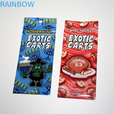 Vape คาร์ทริดจ์ Ziplock แบบโฮโลแกรมพิมพ์แบบกำหนดเอง 1 Ml Mario Exotic Carts