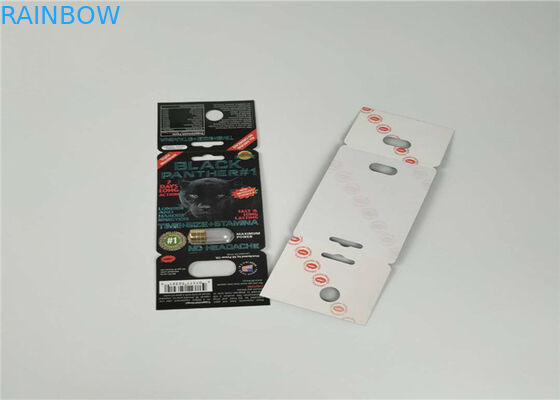 บรรจุภัณฑ์พุพองเอฟเฟคโฮโลแกรมสามมิติบรรจุภัณฑ์กระสุนทองที่ได้รับการอนุมัติจาก SGS / FDA