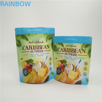 ขนมขบเคี้ยวผลไม้แห้งถุงบรรจุภัณฑ์ซิปเองพิมพ์อลูมิเนียมฟอยล์กันน้ำ