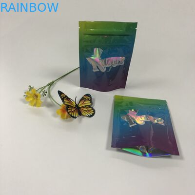 กระเป๋าซิปคู่ฟอยล์บรรจุภัณฑ์ Mylar Runtz ถุงพลาสติกสำหรับบรรจุภัณฑ์คุกกี้
