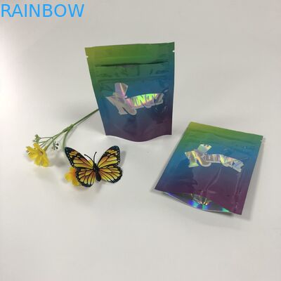 กระเป๋าซิปคู่ฟอยล์บรรจุภัณฑ์ Mylar Runtz ถุงพลาสติกสำหรับบรรจุภัณฑ์คุกกี้