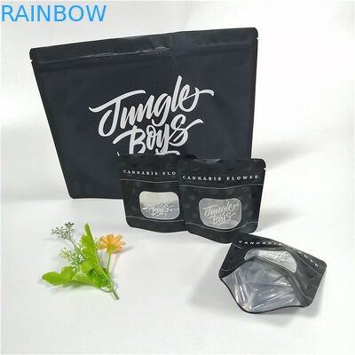 ถุง Ziplock แบบกำหนดเองที่ย่อยสลายได้ทางชีวภาพยืนขึ้นบรรจุภัณฑ์ใบยาสูบ Jungle Boys Mylar