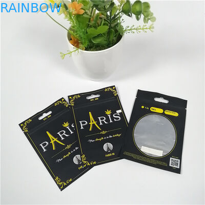 CYMK สีบรรจุภัณฑ์ธูปสมุนไพรอลูมิเนียมฟอยล์ลุกขึ้นยืนถุงซิปพลาสติก Mylar