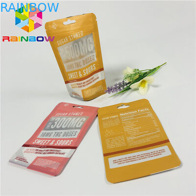 ถุงพลาสติกนำกลับมาใช้ใหม่ได้กระเป๋าซิปด้านเสร็จแล้วกับหน้าต่างล้างหน้า