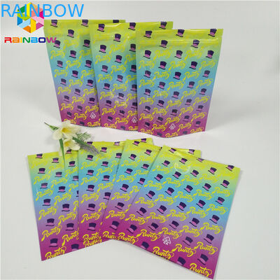 ถุงบรรจุภัณฑ์ฟอยล์แบบซิป Runtz Weed Cookies