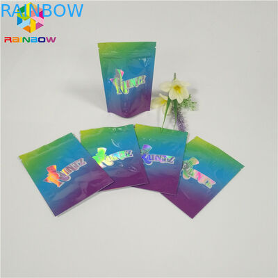 ถุงฟอยล์คุ้กกี้บรรจุภัณฑ์แบบกำหนดเองพิมพ์ถุงซิปล็อคพลาสติกเด็กหลักฐาน