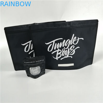 ลุกขึ้นยืนบรรจุภัณฑ์อลูมิเนียมฟอยล์บรรจุถุงธูปสมุนไพรแมตต์สีดำขนาดที่กำหนดเอง