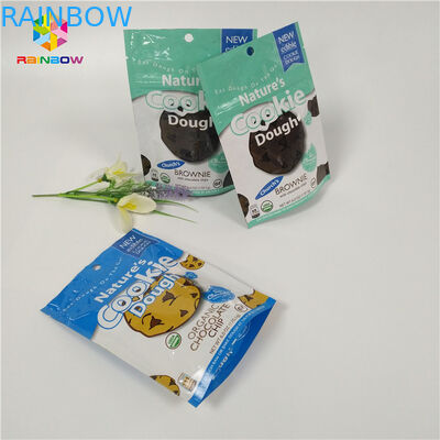Doypack ผนึก Ziplock ลุกขึ้นยืนบรรจุภัณฑ์ถุงฟอยล์อลูมิเนียมคุกกี้