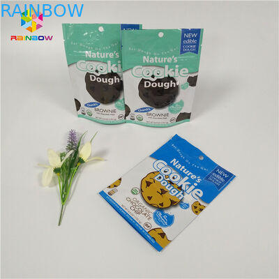 Doypack ผนึก Ziplock ลุกขึ้นยืนบรรจุภัณฑ์ถุงฟอยล์อลูมิเนียมคุกกี้