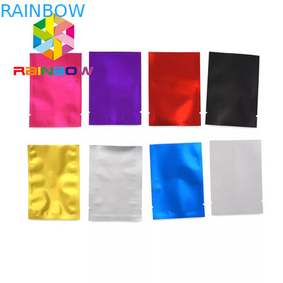 ถุงพลาสติกผนึกบรรจุภัณฑ์สามด้านประทับตรา Mylar ขนาดเล็กสำหรับสมุนไพร / คุกกี้