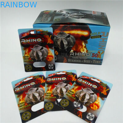 พรีเมี่ยม ZEN ยาเสริมสมรรถภาพทางเพศยาบรรจุภัณฑ์พุพองกล่องกระดาษ