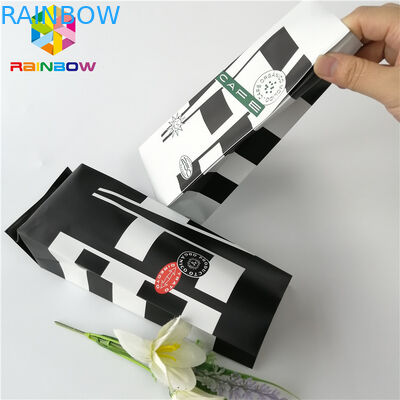 Resealable อลูมิเนียมฟอยล์ลุกขึ้นยืนกระเป๋า 12 ออนซ์ 16oz เป้าเสื้อกางเกง Roast กาแฟถุงชา