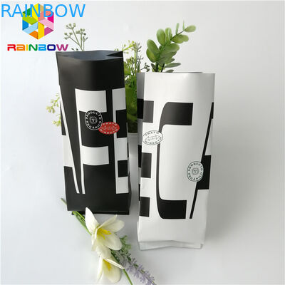 Resealable อลูมิเนียมฟอยล์ลุกขึ้นยืนกระเป๋า 12 ออนซ์ 16oz เป้าเสื้อกางเกง Roast กาแฟถุงชา