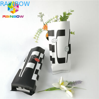 จาระบีหลักฐานขนมขบเคี้ยวบรรจุภัณฑ์ถุงกระดาษสีขาวธรรมดาถุงหน้าต่างที่ชัดเจนกับดีบุกผูก