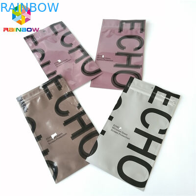 อลูมิเนียมฟอยล์ Ziplock บรรจุถุงสามด้านปิดผนึกถุงชาพลาสติกที่ว่างเปล่า