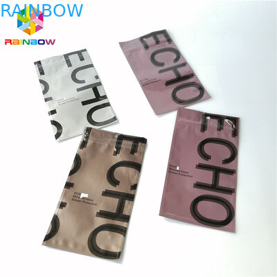 อลูมิเนียมฟอยล์ Ziplock บรรจุถุงสามด้านปิดผนึกถุงชาพลาสติกที่ว่างเปล่า