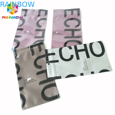 อลูมิเนียมฟอยล์ Ziplock บรรจุถุงสามด้านปิดผนึกถุงชาพลาสติกที่ว่างเปล่า