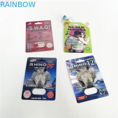 บรรจุภัณฑ์พลาสติกบรรจุภัณฑ์ยาบรรจุภัณฑ์การ์ดแสดงผล Mama Premier Zen Paper สีดำ