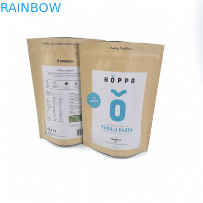 ถุงกระดาษคราฟท์ที่กำหนดเองรีไซเคิลได้ฉลากส่วนตัวทนทานสำหรับบรรจุภัณฑ์