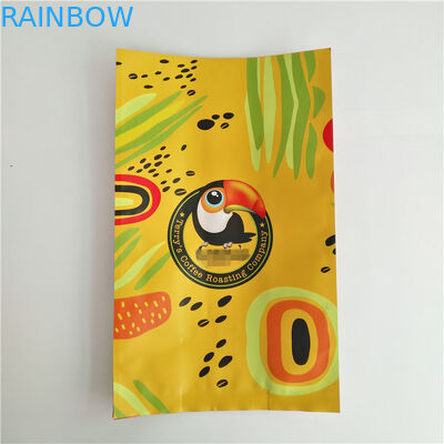 ถุงฟอยด์ปิดผนึกฟอยล์สี่ด้านบรรจุภัณฑ์พลาสติกซองกาแฟบรรจุซองชาอำนาจ