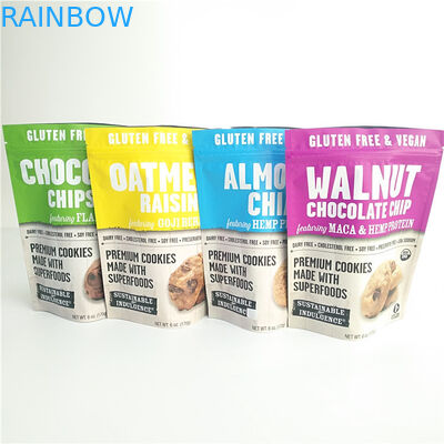 ตังฟรีถุงบรรจุภัณฑ์ขนมขบเคี้ยวคุกกี้บรรจุภัณฑ์อาหารถุงกันกลิ่นด้วย Ziplock