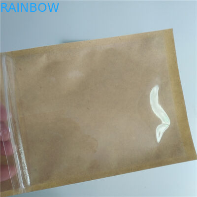 เชอร์รี่เมล็ดกาแฟซองหมอนถุงกระดาษที่กำหนดเองรีไซเคิลได้ทนทานพร้อมหน้าต่าง