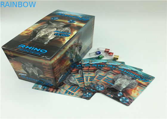 บรรจุภัณฑ์พุพองตุ่มบรรจุแคปซูล Gold 69K Gold แบบการ์ดสามมิติพร้อมฝาพลาสติก