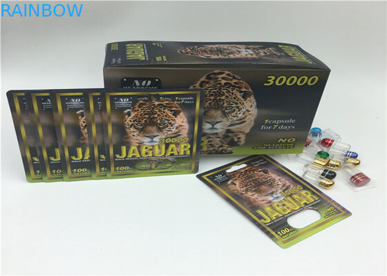 ยาเพิ่มสมรรถภาพชายบรรจุภัณฑ์พลาสติกบรรจุบัตรแรดแรด 69 พร้อมขวดพลาสติกปิดผนึก