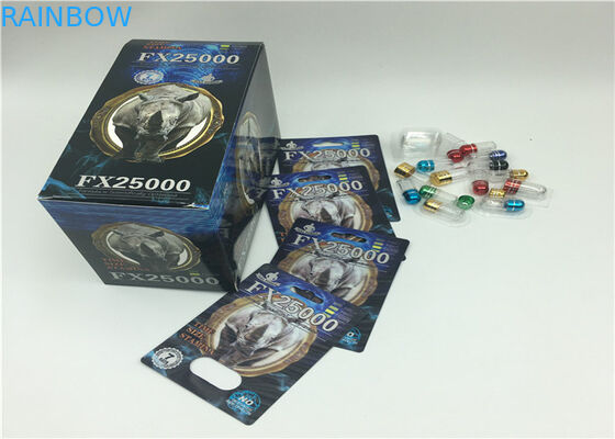 Black Mamba 3D Effect บรรจุภัณฑ์พุพองบรรจุแคปซูลบรรจุยาแบบกำหนดเอง