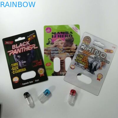 ยาเพิ่มสมรรถภาพทางเพศบรรจุภัณฑ์บลิสเตอร์การ์ดแรด 69 ป้องกันความชื้นรีไซเคิลได้