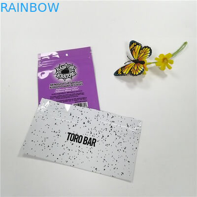 กลิ่นฟอยล์ถุงฟอยล์บรรจุภัณฑ์ถุงซิปล็อค Mylar ยืนขึ้นกระเป๋าพิมพ์แบบกำหนดเอง