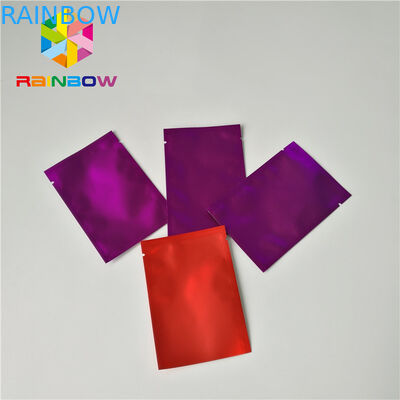 เคลือบอลูมิเนียมฟอยล์บรรจุภัณฑ์ถุงซีลสามด้านกระเป๋าสำหรับชุดแต่งหน้าเครื่องสำอาง