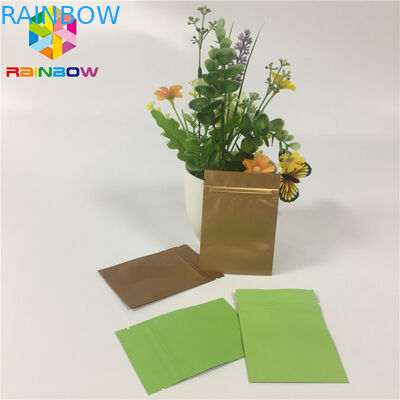 ปรับแต่งการพิมพ์ถุงฟอยล์บรรจุภัณฑ์หน้ากากความร้อนซีลกระเป๋าด้วยการกรอกด้านล่าง