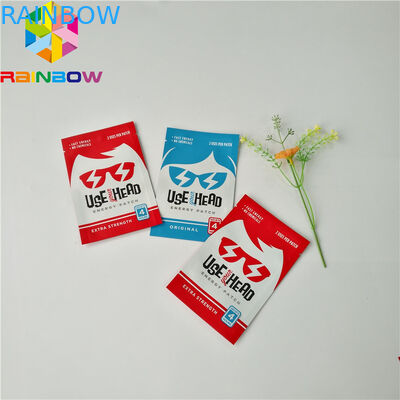 ถุงอลูมิเนียมฟอยล์ Mylar พลาสติกแพ็คเก็ตกระดาษลามิเนตมาสก์บำรุงผิวหน้าด้วยรอยฉีกขาด