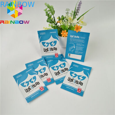 ถุงอลูมิเนียมฟอยล์ขนาด 4x6 นิ้วบรรจุภัณฑ์ป้องกันกลิ่นลามิเนต Mylar พลาสติกโลโก้ที่กำหนดเอง