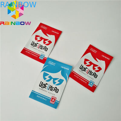 ถุงอลูมิเนียมฟอยล์ขนาด 4x6 นิ้วบรรจุภัณฑ์ป้องกันกลิ่นลามิเนต Mylar พลาสติกโลโก้ที่กำหนดเอง