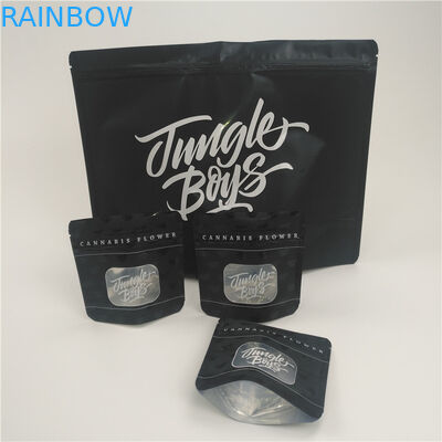 พิมพ์แบบกำหนดเองเคลือบธูปสมุนไพรบรรจุภัณฑ์ถุงฟอยล์ Mylar Childproof Ziplock