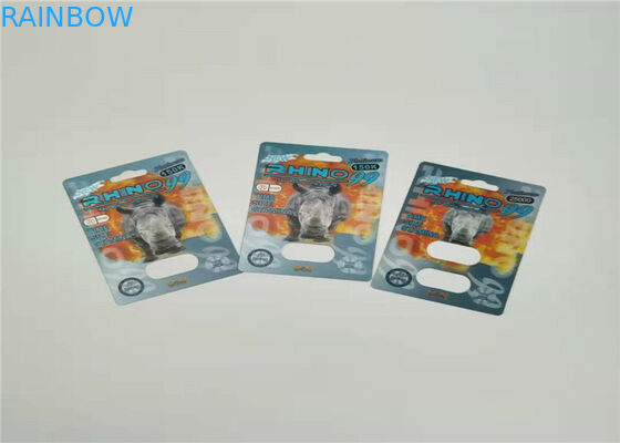 Mamba 3d Effect บรรจุภัณฑ์บัตรพุพองบรรจุภัณฑ์ที่กำหนดเองสำหรับแคปซูลยาเพศ