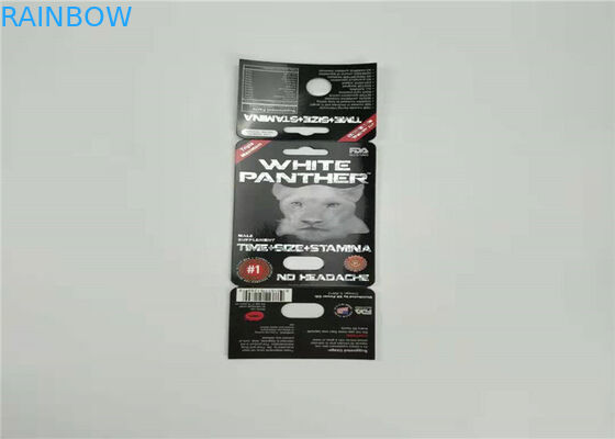 บรรจุภัณฑ์บัตรตุ่มที่ทนทานสำหรับแรดซีรีส์ 777-30K 8-50000 ช่วยเพิ่มไดรฟ์ทางเพศ