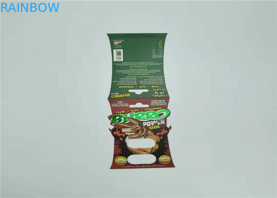 แรด 69-9000 บรรจุภัณฑ์บัตรตุ่มแคปซูลยาเพศบัตรแทรกพลาสติกสำหรับชายเพิ่ม