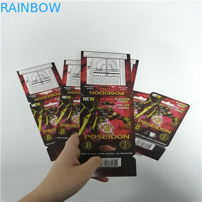 พลังแห่งแคปซูลบรรจุภัณฑ์บัตรตุ่ม 3D โพไซดอนสำหรับ Panther / Mamba / Rhino V7 Pills